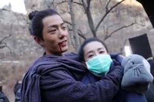 肖战李沁《诛仙Ⅰ》片场互动花絮曝光